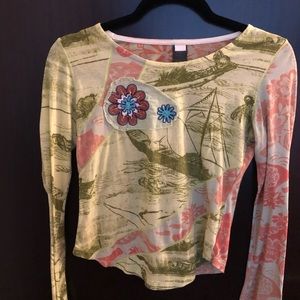 Custo Barcelona Boatneck Top, Size 1